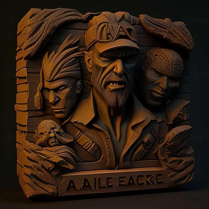 3D model Jagged Alliance Rage game (STL)